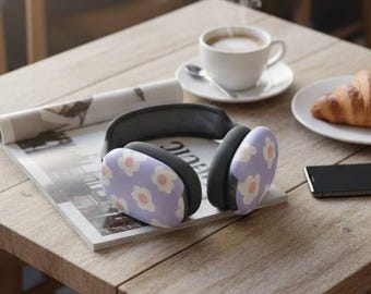 Capas para AirPods Max com estampa de margaridas em tons pastel | Capas florais para fones de ouvido