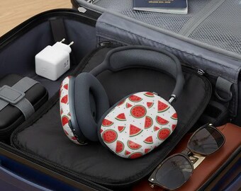 Capas para AirPods Max com estampa de melancia | Capas para fones de ouvido em formato de fatia de fruta