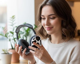 Cow Print AirPod Max Case | Animal Pattern Headphone Covers