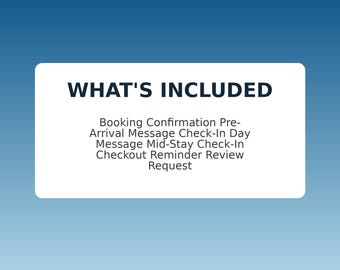 VRBO Gastgeber Mitteilungen |Airbnb Nachrichtenvorlagen | Gast Messanger Template Pack | .FeWo Gästebuch | Check-In Checkout