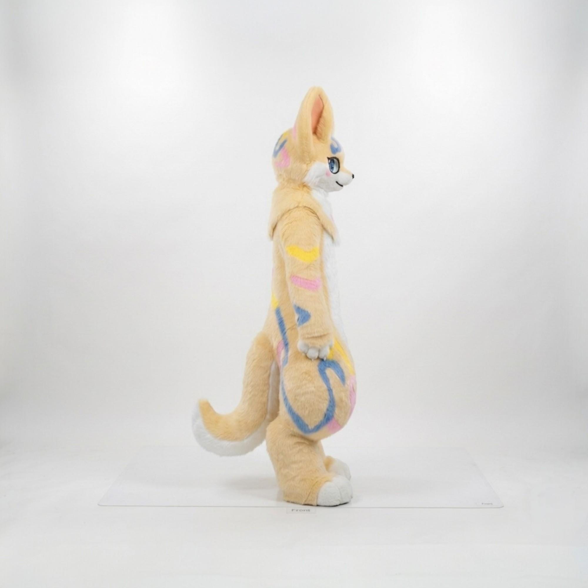 Colorful Fursuit Full Body Costume Kawaii Anthropomorphic Character ...