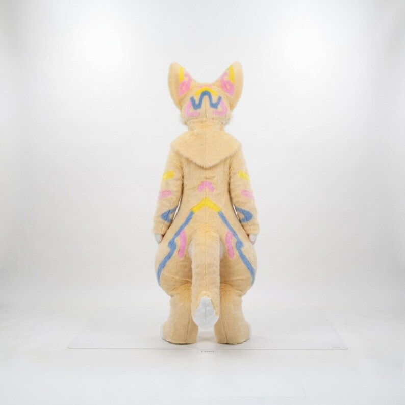 Colorful Fursuit Full Body Costume Kawaii Anthropomorphic Character ...