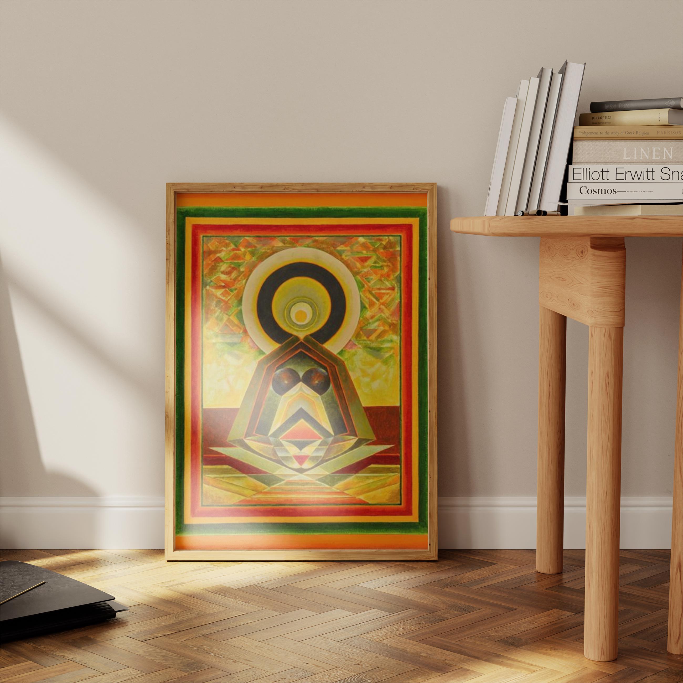 Shg Rasool Tantric Sacred Geometry Poster by Ghulam Rasool | Surreal Spiritual Art ...