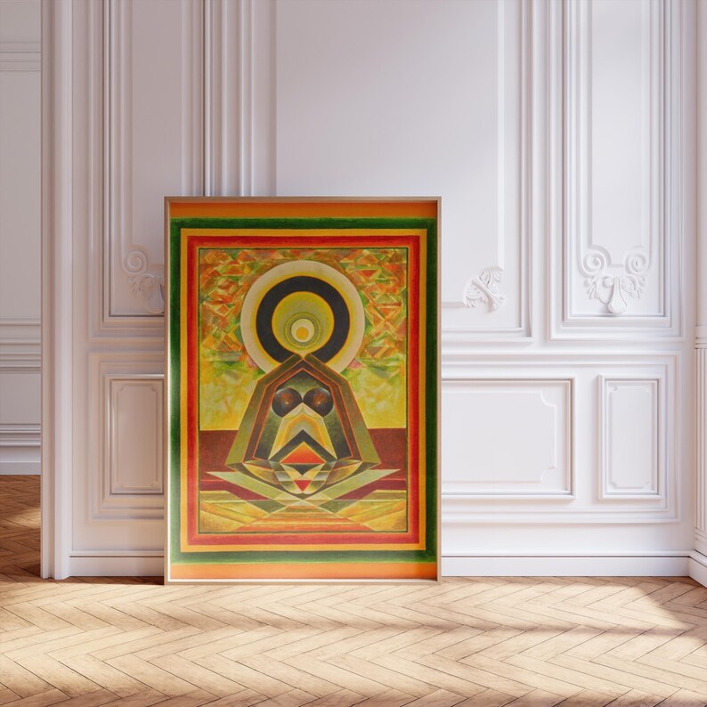 Shg Rasool Tantric Sacred Geometry Poster by Ghulam Rasool | Surreal Spiritual Art ...