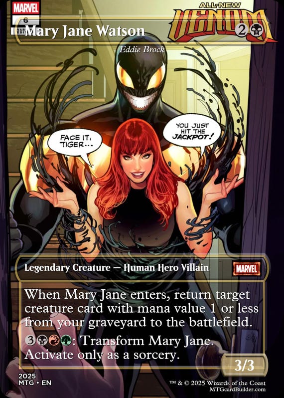 venom lethal protector mtg card Eddie Brock // Venom, Lethal Protector [55] [Marvel's Spider-Man] [Foil] –  Face to Face Games main image 1