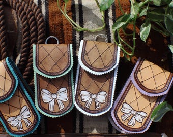 Estuche para gafas de sol tipo alforja