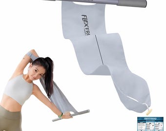 Correa de estiramiento para yoga 2026 – No elástica con asas ergonómicas