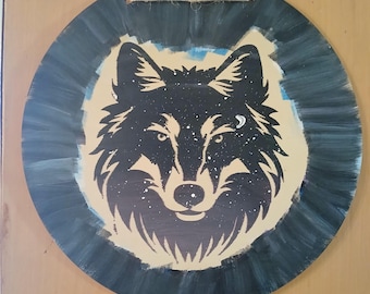 Night Wolf Wall Art