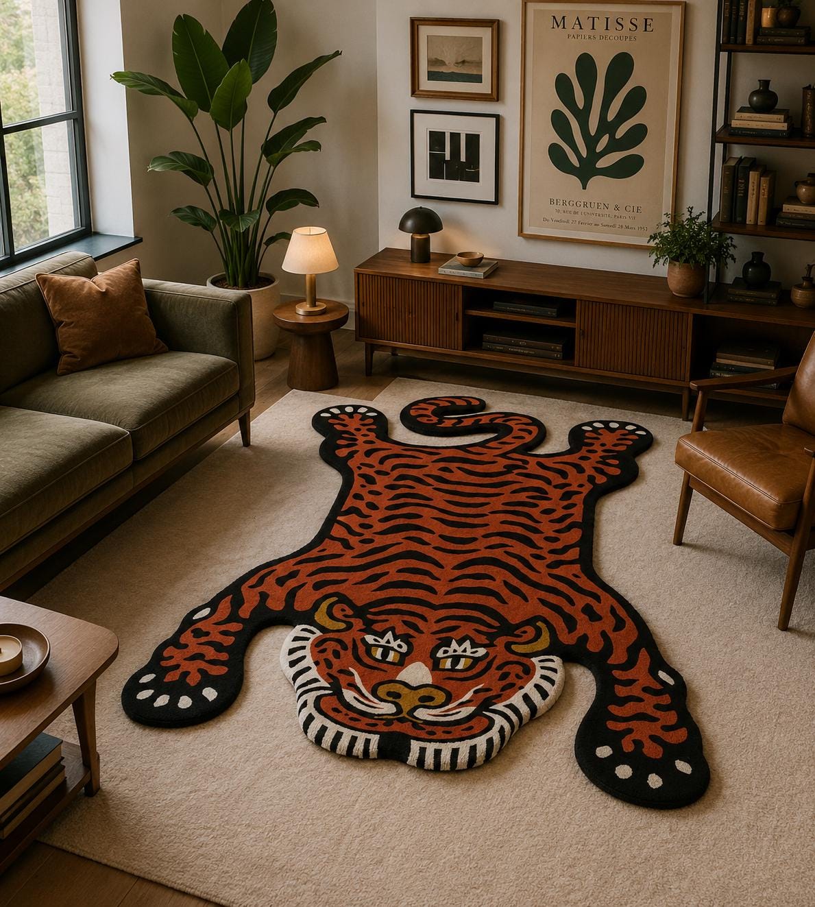 Tiger Skin Carpet - Etsy