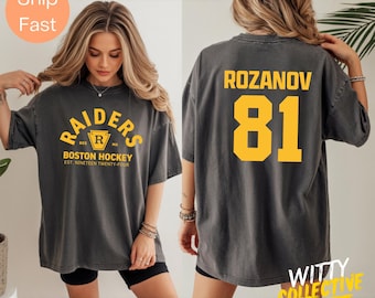 Comfort Colors® verwarmd hockeyshirt romantiek | T-shirt Ilya Rozanov 81 | BookTok-cadeau