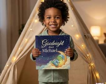 Bedtime Story for Babies, Personalized Goodnight Book, Custom Name Sleepy Time Story