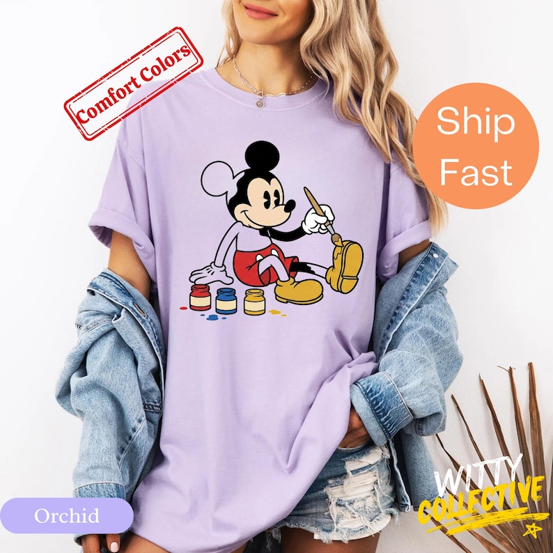 Mickey Mouse Shirt - Retro Classic Disney Top - Magical Disney Vacation Adult Trip Outfit image 5