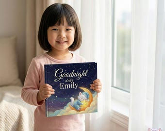 Personalized Gift for Toddler, Goodnight Dear Baby Shower Custom Keepsake for Daughter