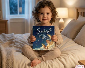 Personalized Toddler Gift Book, Custom Name Goodnight Baby Little Story, Newborn Keepsake, Nursery Rhyme