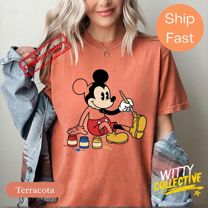 Mickey Mouse Shirt - Retro Classic Disney Top - Magical Disney Vacation Adult Trip Outfit image 9