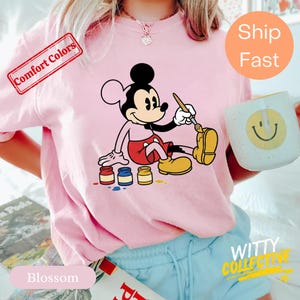 Mickey Mouse Shirt - Retro Classic Disney Top - Magical Disney Vacation Adult Trip Outfit image 2