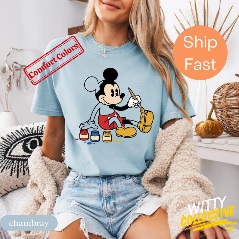 Mickey Mouse Shirt - Retro Classic Disney Top - Magical Disney Vacation Adult Trip Outfit image 4