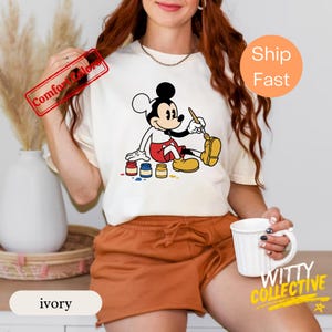 Mickey Mouse Shirt - Retro Classic Disney Top - Magical Disney Vacation Adult Trip Outfit image 1