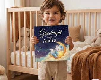 Custom Story Book, Goodnight Little Dear Name Book, Personalized Children’s Literature