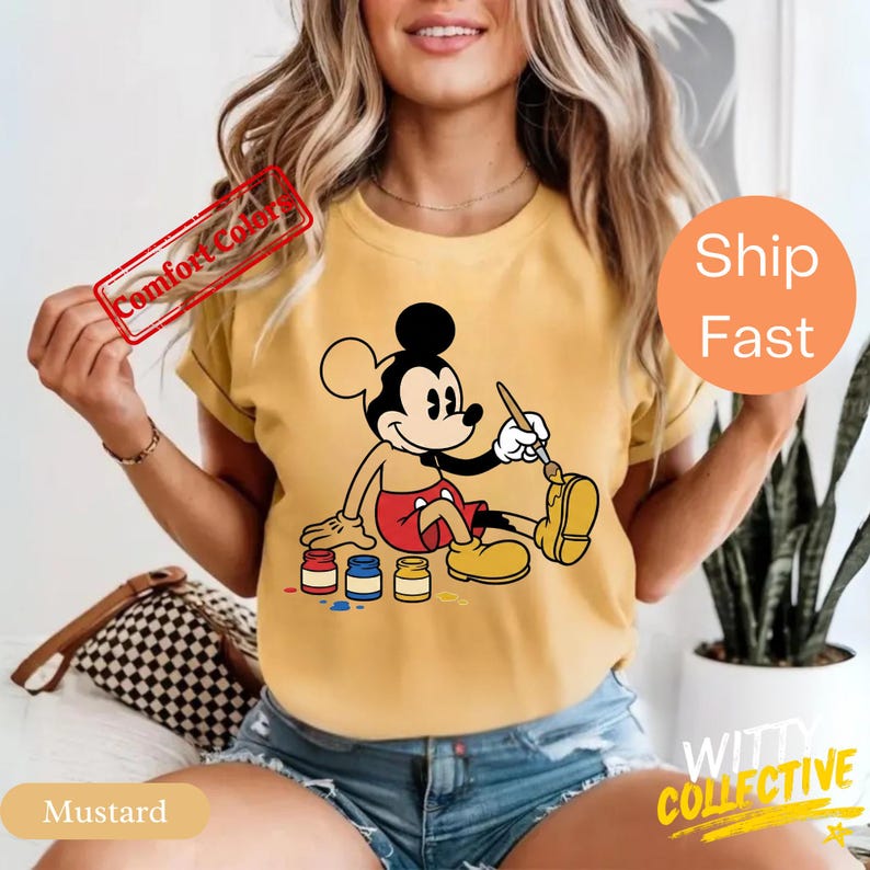 Mickey Mouse Shirt - Retro Classic Disney Top - Magical Disney Vacation Adult Trip Outfit image 6