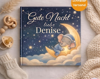 Personalisiertes Kinderbuch mit Namen – Geschenk zur Geburt – Baby Geschenk personalisiert – Taufgeschenk