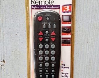 RCA Systen Link 3 Universal Remote Control for TV, VCR, Cable Box, Vintage Unopened