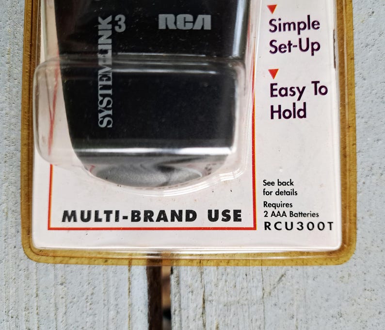 Rca Text RCA Systen Link 3 Universal Remote Control for TV, VCR, Cable Box ...