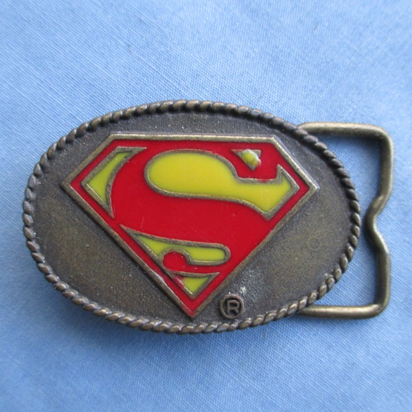 Superman Buckle, !944, Vintage DC Comics