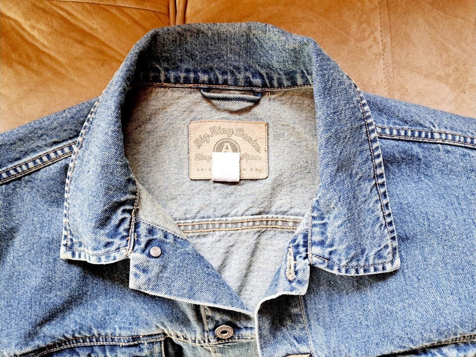 Denim Jacket, Vintage Large Arizona Jean Co. Jacket, 100