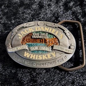 Western Belt Buckle Jack Daniels - Etsy display picture 3