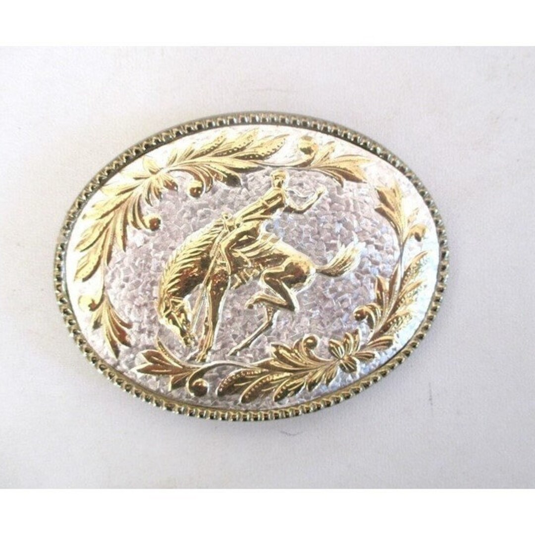Bronc Riding Buckle, Vintage Western Style Buckle, Championship Style ...