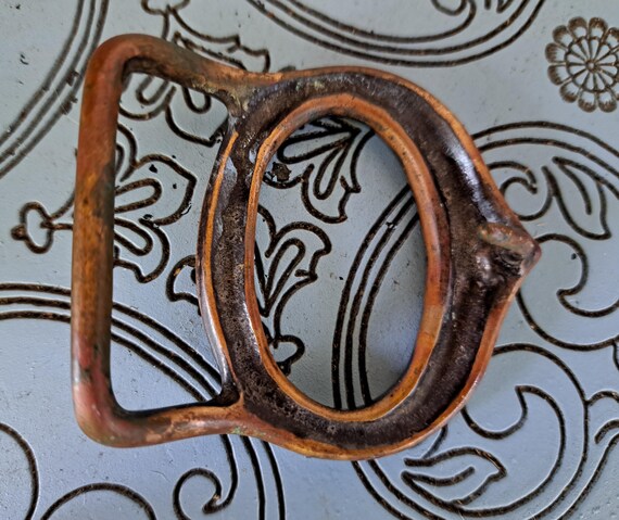 Tech Ether 'Pythoness' 70's Brass Belt Buckle, Ra… - image 8