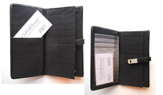 Leather Organizer Clutch, Vintage, Options by Buxton