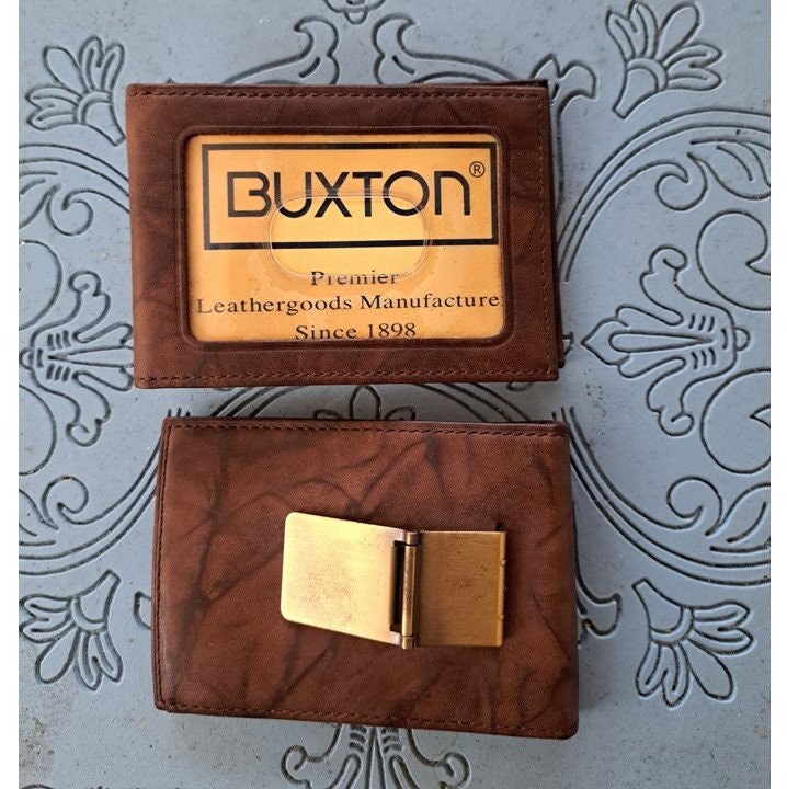 Buxton Large Id Coin Card Case Wallet