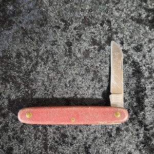 Victorinox Single Blade Swiss Army Pocket Knife, Vintage, Stainless, Switzerland, Rostfrei Folding Knife, Composite Handle
