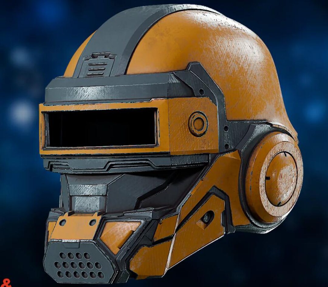 For HD2! CE-35 Trench Engineer Helmet-3d Printed Cosplay Finished/diy ...