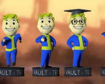 Fallout ! Vault Boy S.P.E.C.I.A.L. Statues 165mm Tall