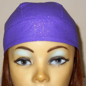Pretty Sparkling Purple doo-rag