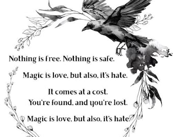 One Dark Window Quote Digital Download