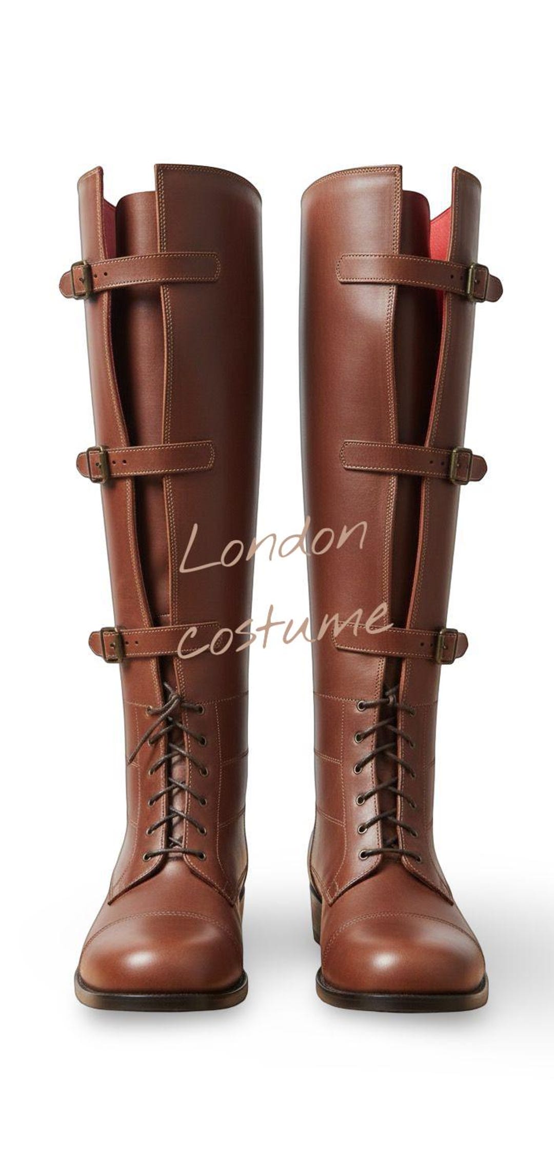 Handmade Brown Leather Horse Riding Boots – English Equestrian Style - Etsy