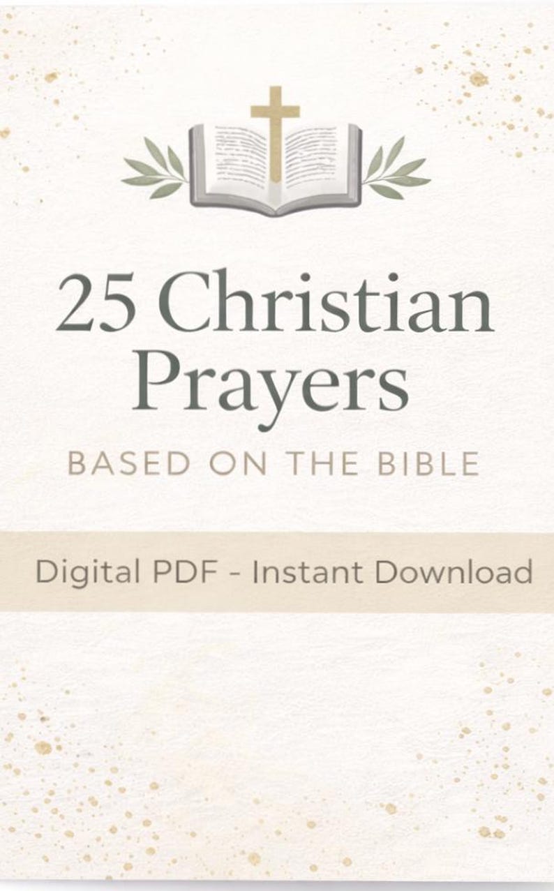 25 Christian Prayers Based on the Bible | Daily Prayer Guide PDF ...