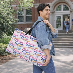 Comma Queen Weekender Bag Grammar Lover Travel Tote for Scopists Realtime Captioners Editors Overnight Bag for Class Work or Trips