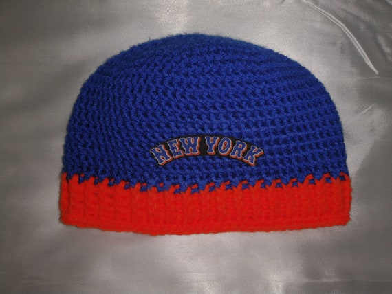 NY Mets Baseball Beanie Hat | Etsy