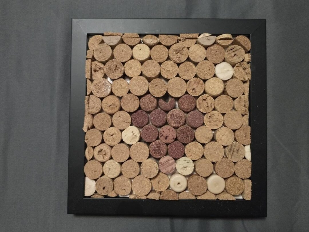 Wine Cork Message Board Etsy