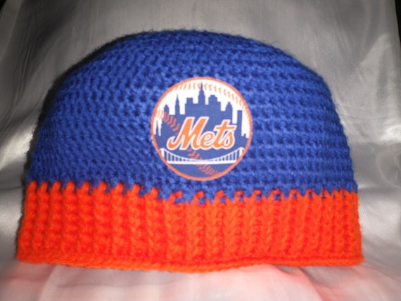NY Mets L XL Baseball Beanie Hat | Etsy 