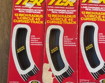 Rare Vintage Tyco TCR Total Control Racing Set – HO Slot Car Tracks, Controllers & Accessories – Classic 1970s
