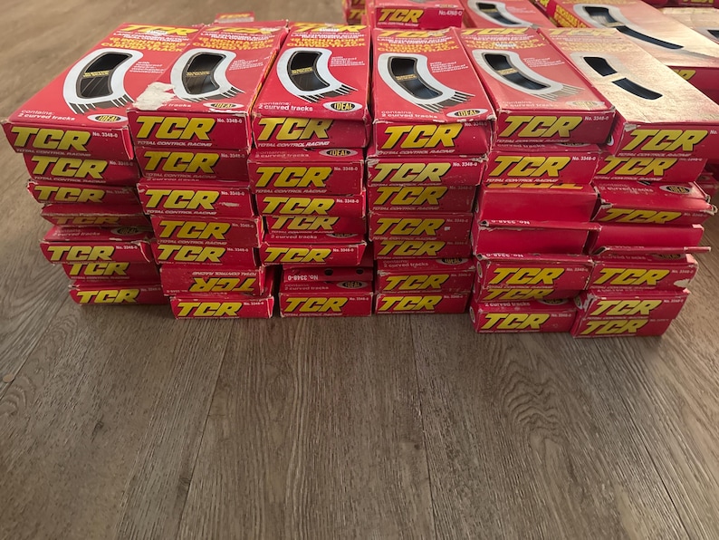 Rare Vintage Tyco TCR Total Control Racing Set – HO Slot Car Tracks ...