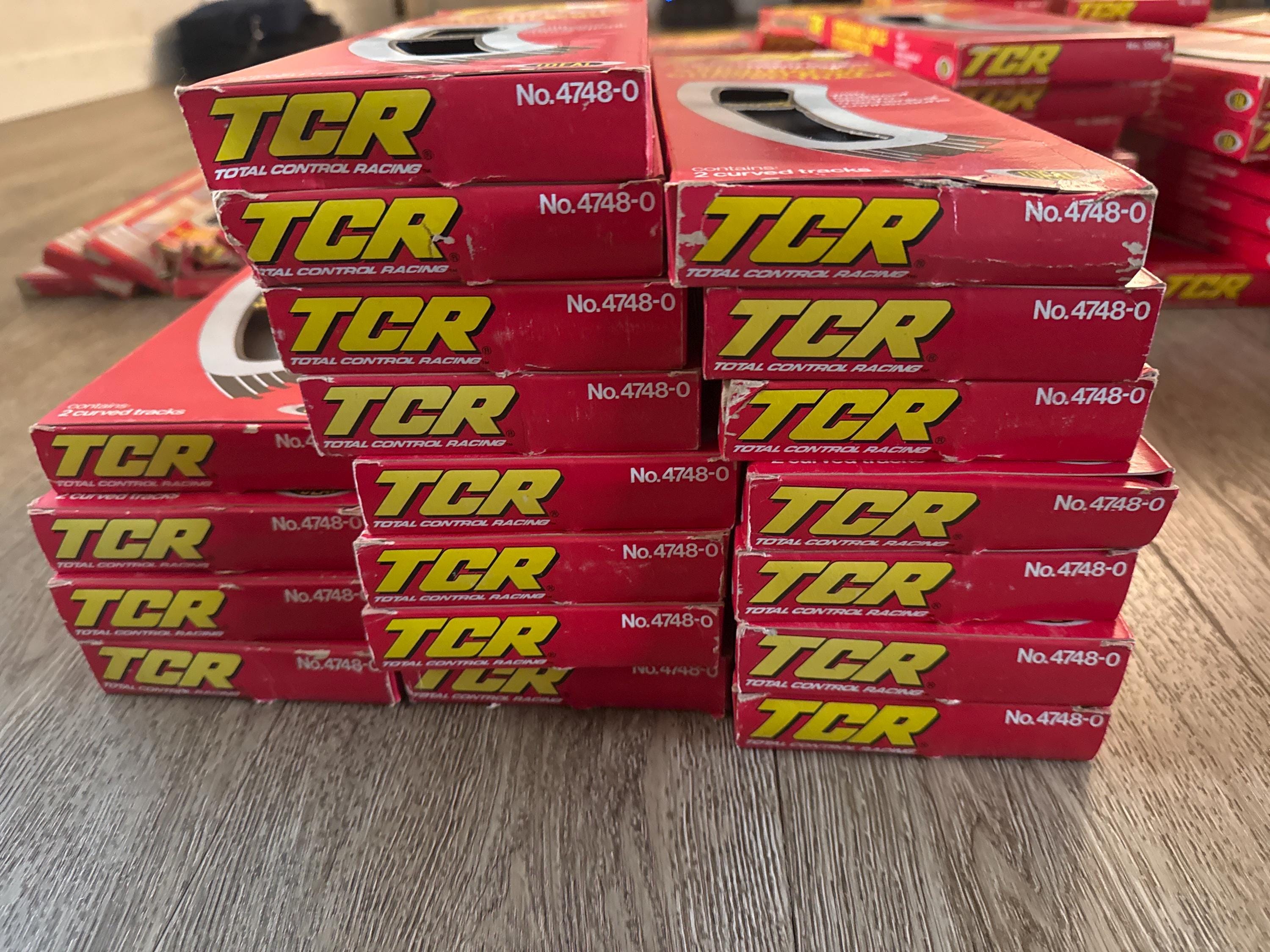 Rare Vintage Tyco TCR Total Control Racing Set – HO Slot Car Tracks ...