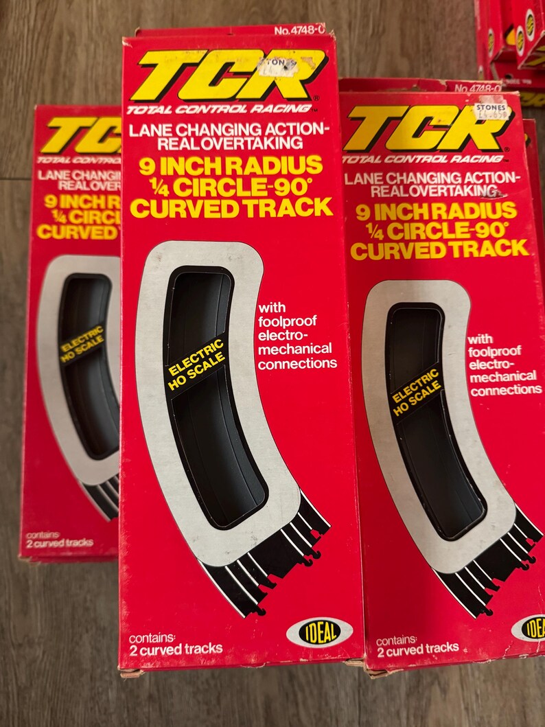 Rare Vintage Tyco TCR Total Control Racing Set – HO Slot Car Tracks ...