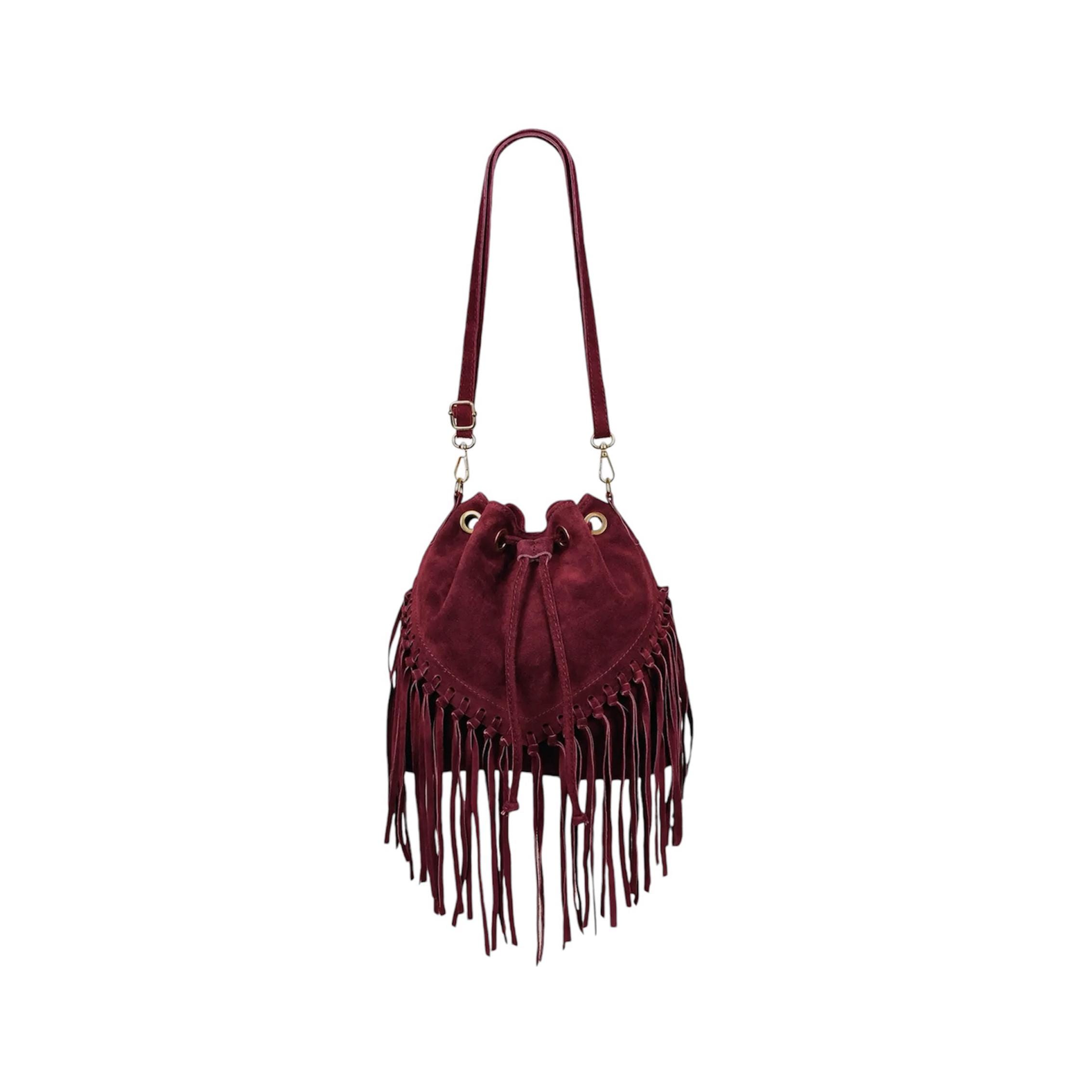 Yellow suede bucket bag - Etsy 日本